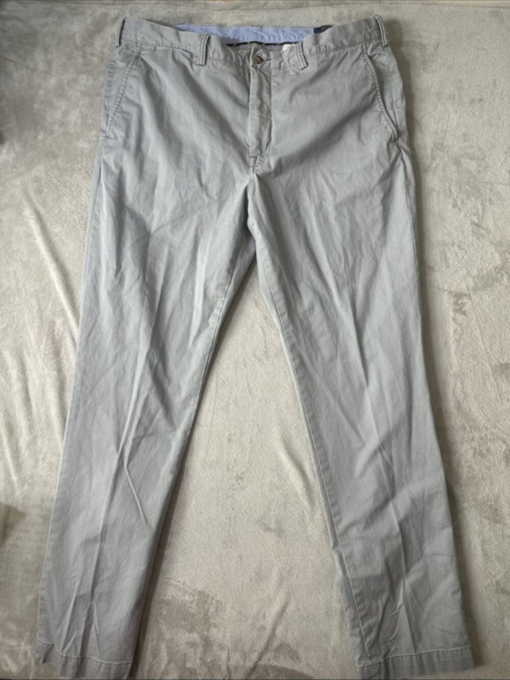 Polo Ralph Lauren stretch straight fit chino pants gray 36x34 men’s
